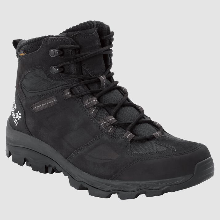 Botas Senderismo Jack Wolfskin Vojo 3 Wt Texapore Mid Hombre Negros Mexico-3197284